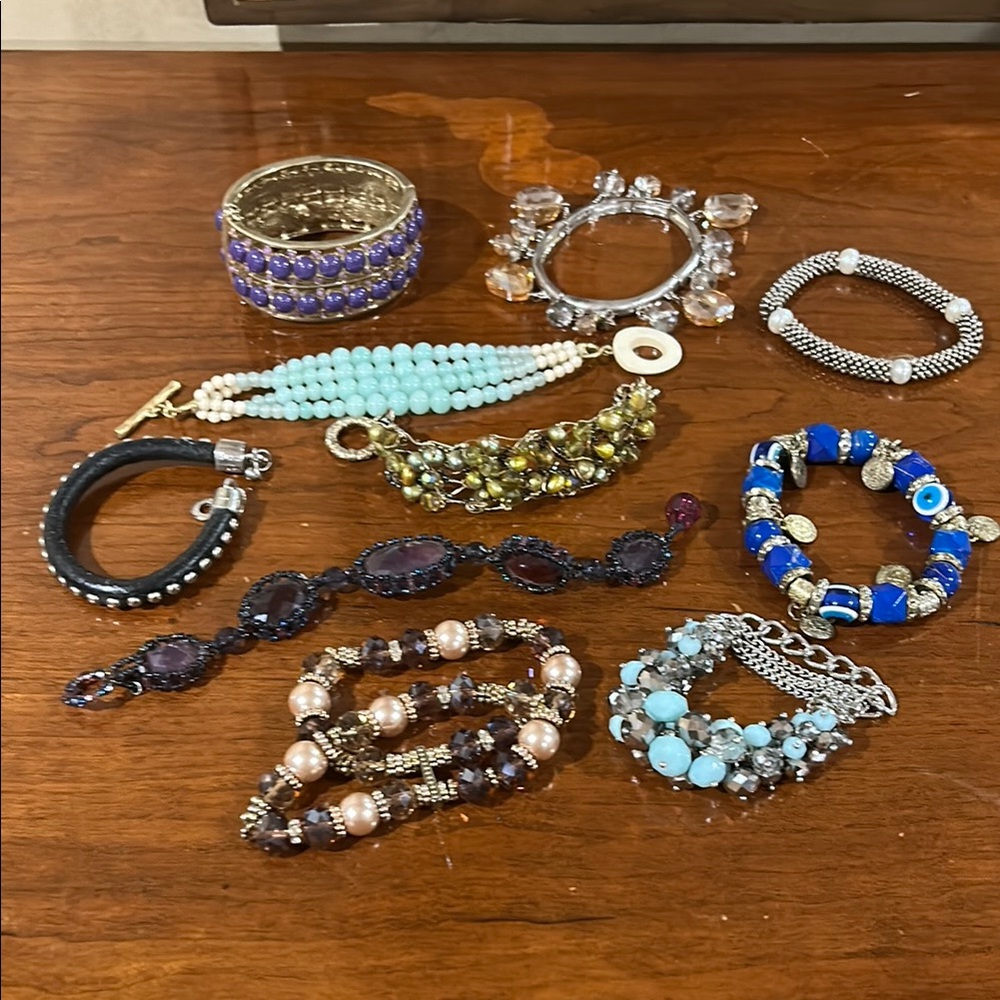 Multi-Color, Multi Design Bracelets - Jewelry Set,